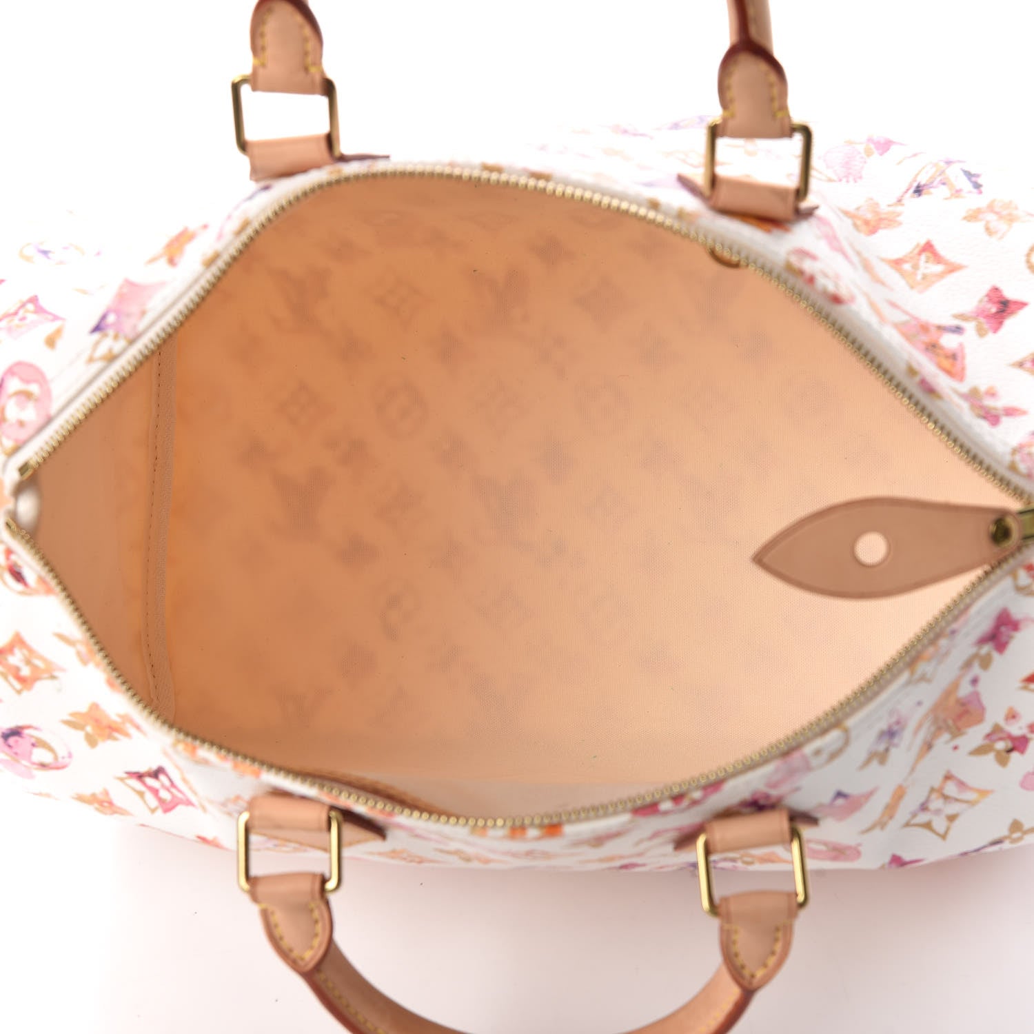 Louis Vuitton Watercolor Aquarelle Speedy 35 White 5 of 7
