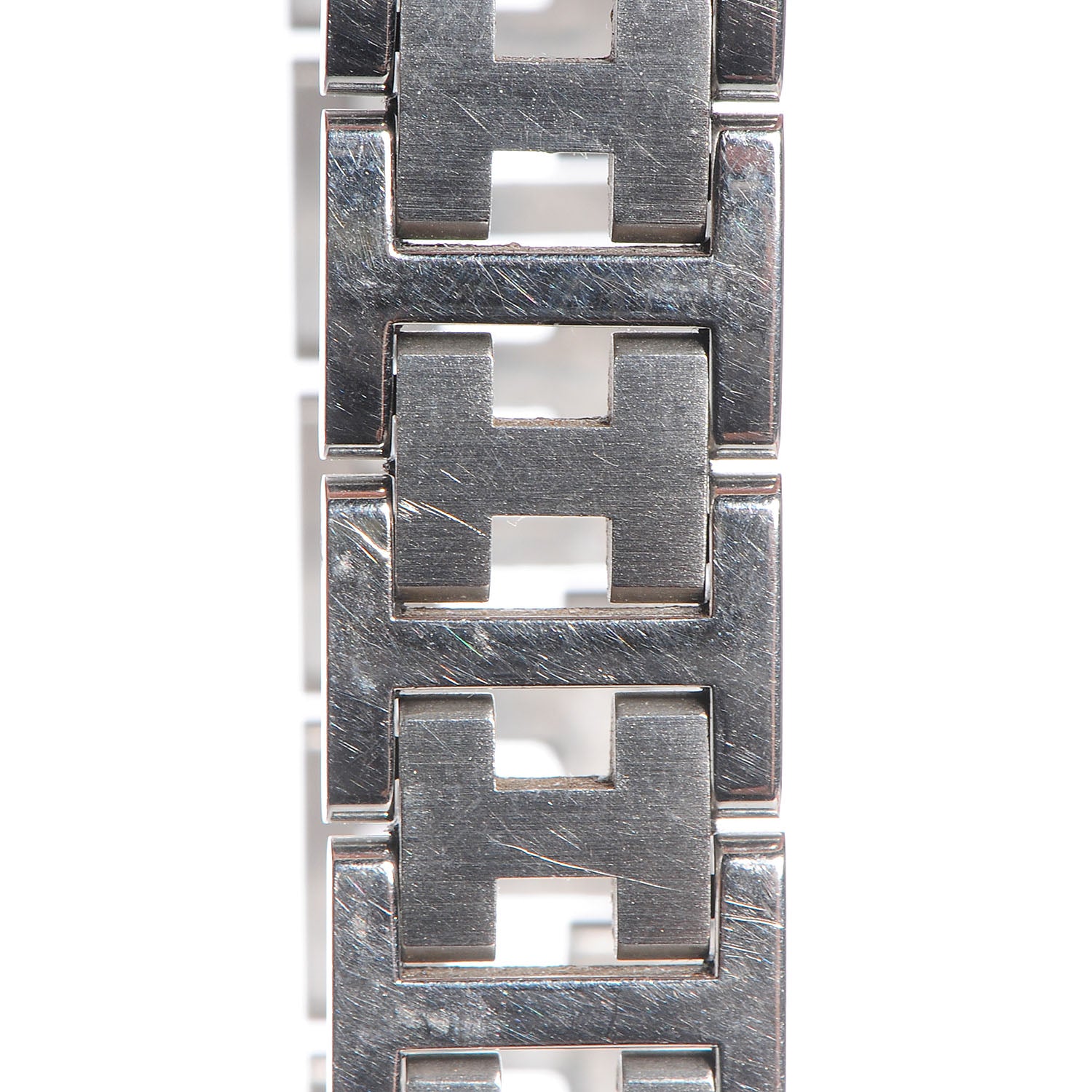 Hermes Stainless Steel 24mm Clipper Quartz Watch White 9 of 9