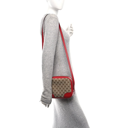 Gucci Monogram Mini Bree Messenger Bag Red 2 of 11