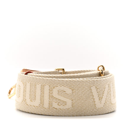 Louis Vuitton Monogram Utility Crossbody Bandouliere Shoulder Strap Beige 2 of 5