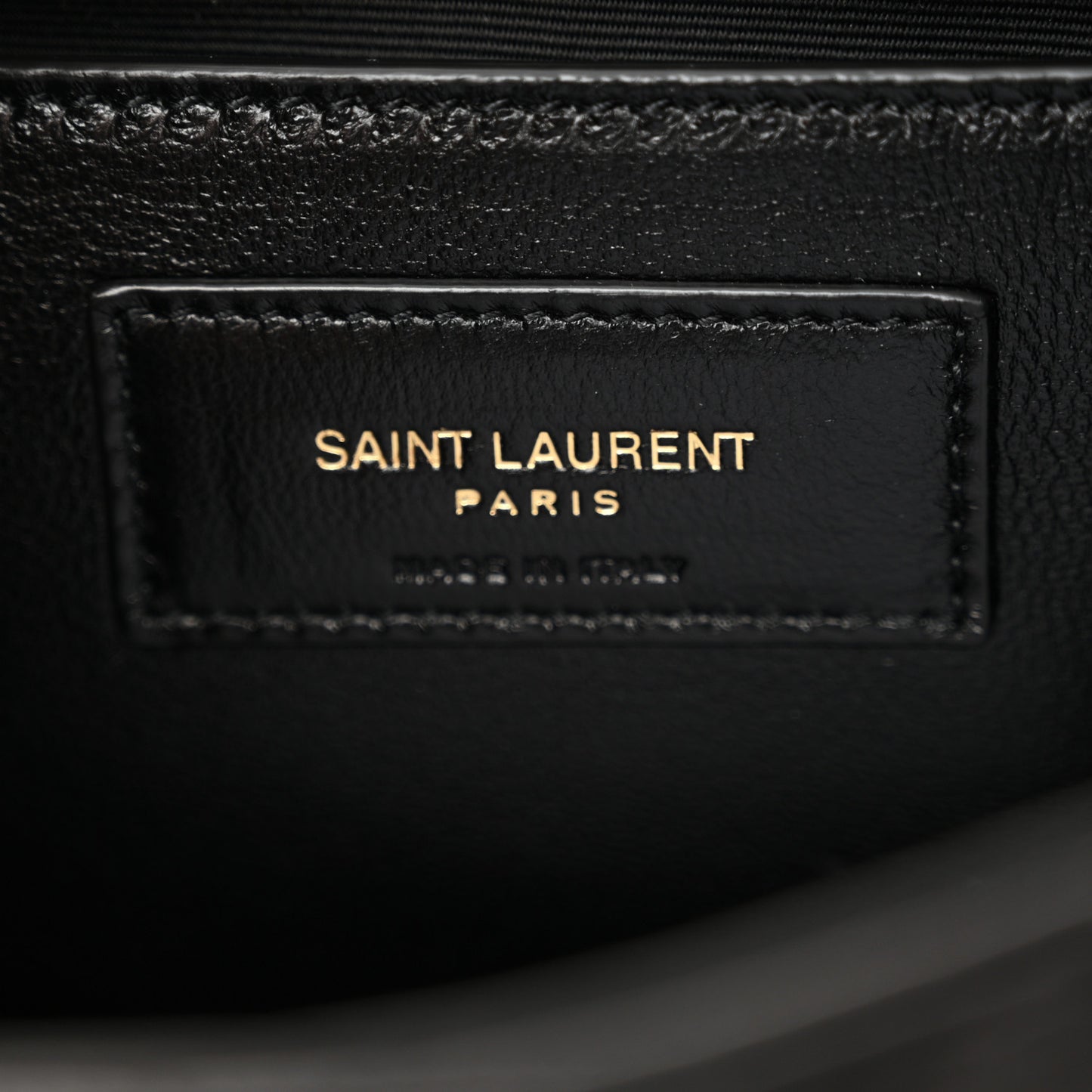 Lambskin Quilted Monogram Mini Nolita Black