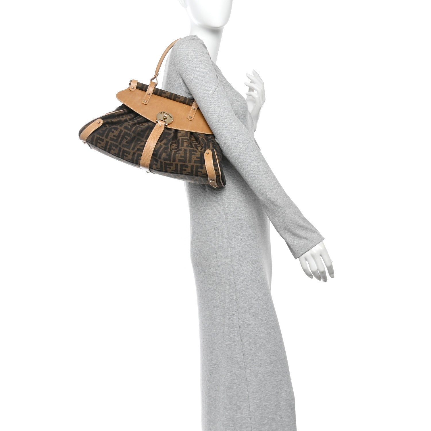 Fendi Zucca Medium Magic Bag Tobacco Beige 1909555 – FASHIONPHILE