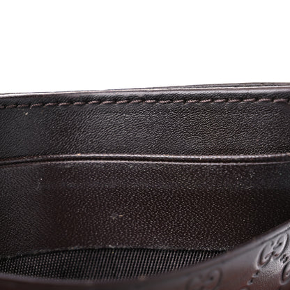 Gucci Microguccissima Card Holder Dark Brown 10 of 14