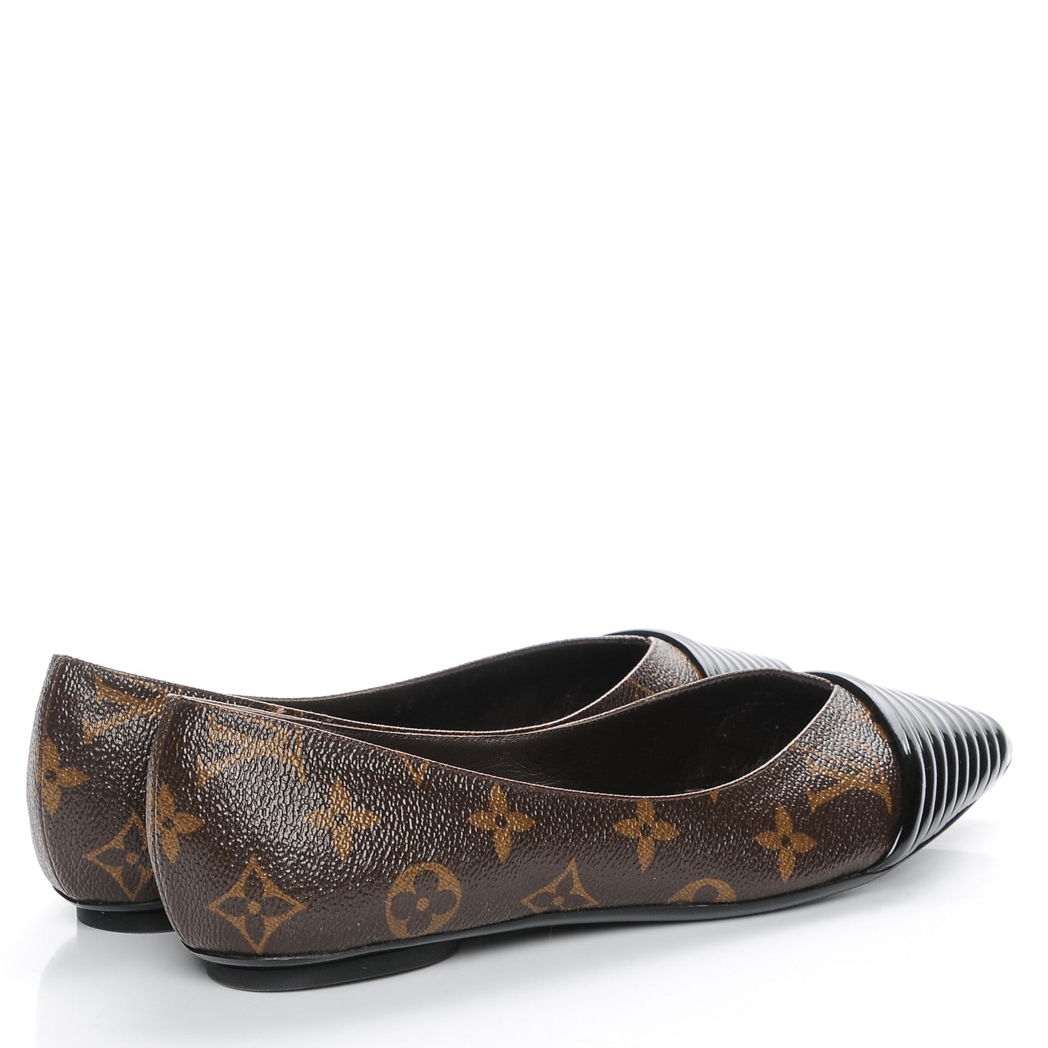 Louis Vuitton Monogram Inspired Ballerina Flats 36.5 4 of 9