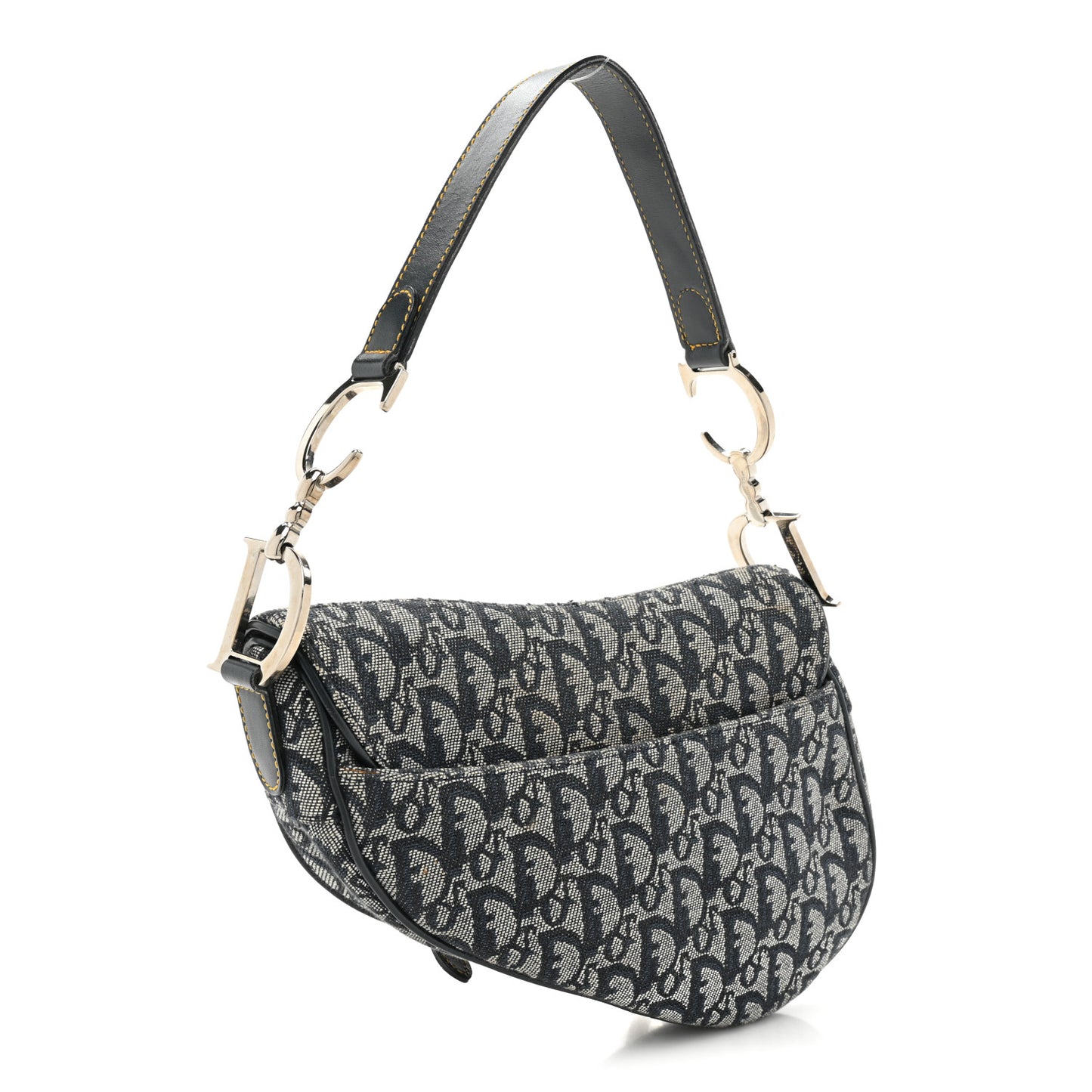 Monogram Saddle Bag Blue
