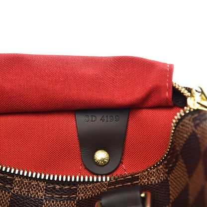 Louis Vuitton Damier Ebene Speedy Bandouliere 25 6 of 11