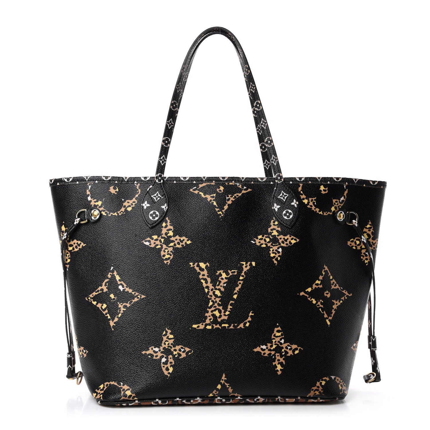 Louis Vuitton Monogram Giant Jungle Neverfull MM Black 3 of 13