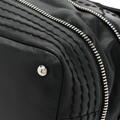 Chanel Calfskin Stitched Large Expandable Flap Bag Black 13 of 15