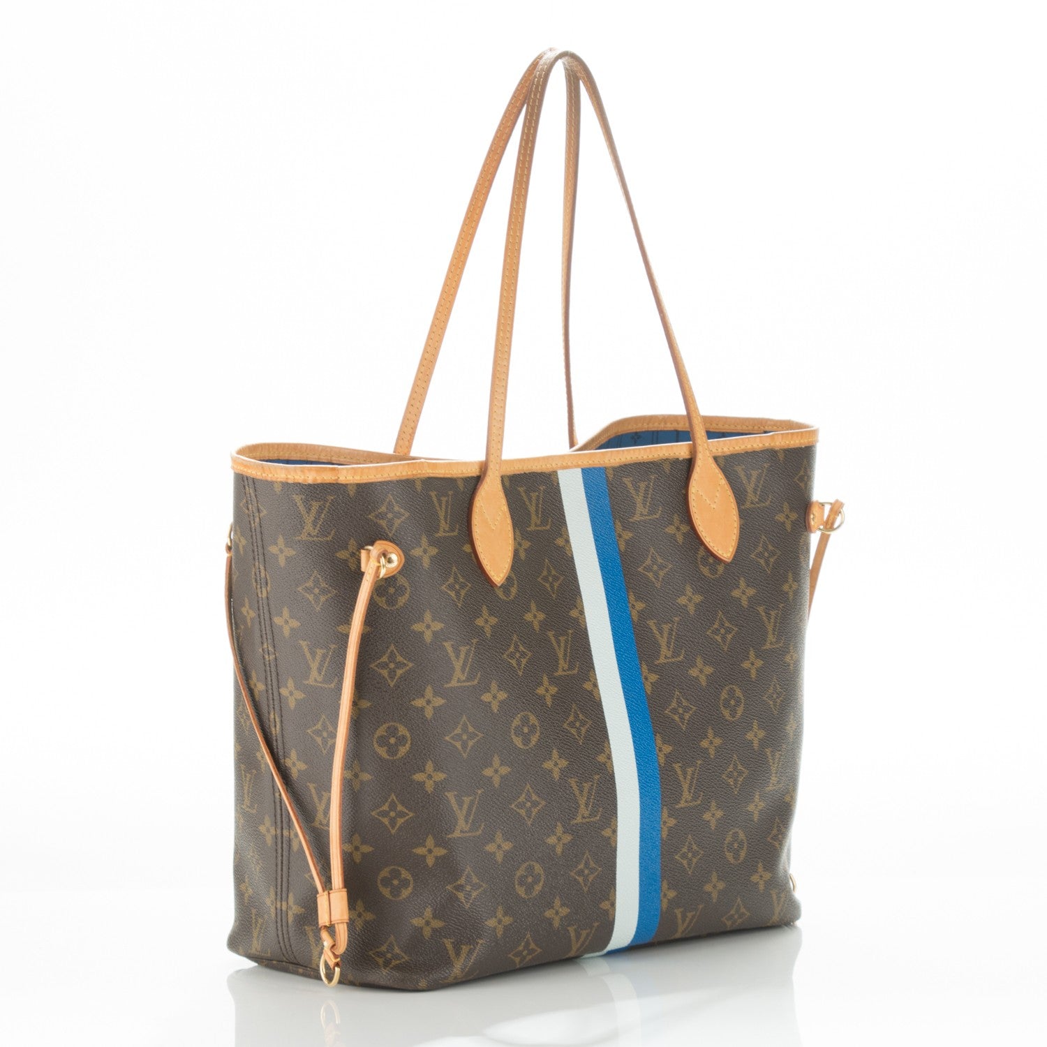 Louis Vuitton Monogram My LV Heritage Neverfull MM Blue de France Gris 3 of 7