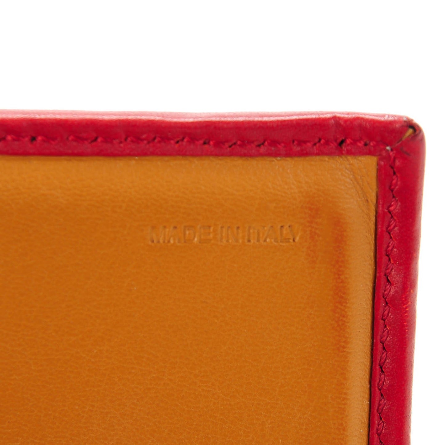 Pequin Cuoio Vegetale Organizer Continental Wallet Tobacco Rosso Miele