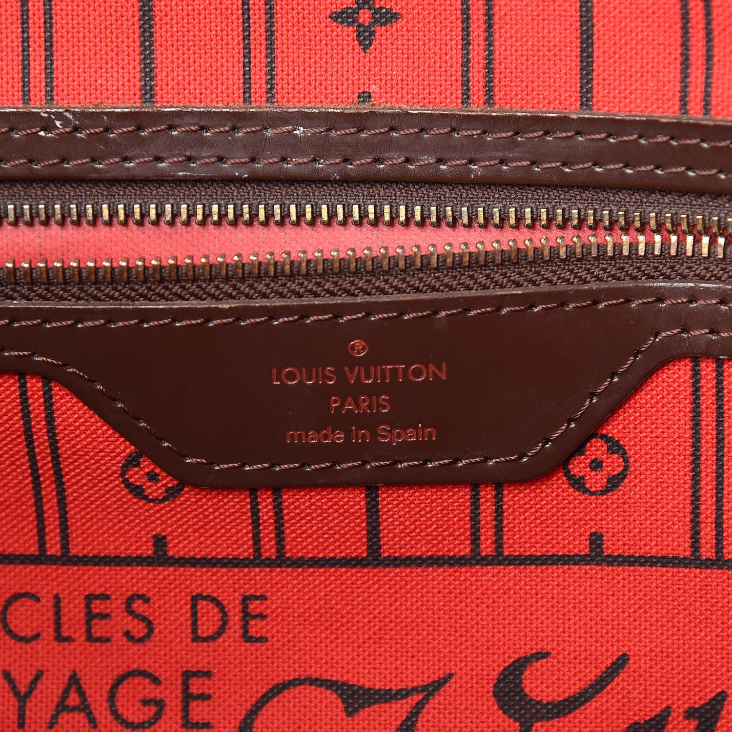 Louis Vuitton Damier Ebene Neverfull MM 8 of 22