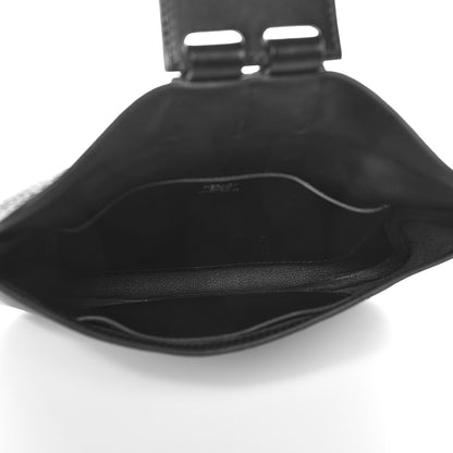 Hermes Swift Taurillon Clemence Vache Hunter Virevolte Pochette Black 5 of 9