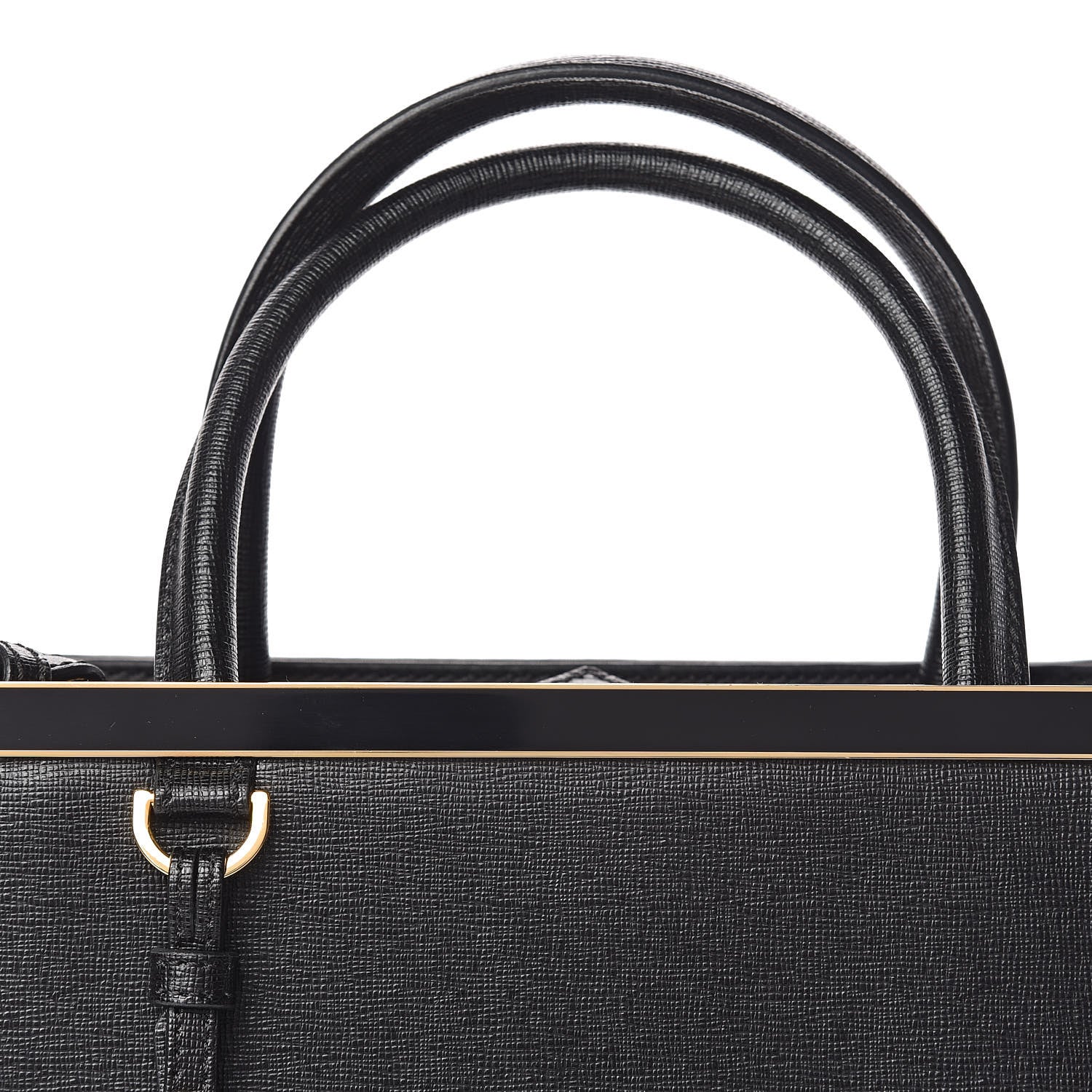 Fendi Vitello Elite Petite 2Jours Tote Black 10 of 10