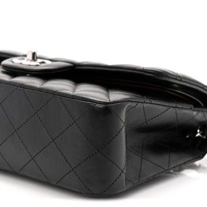 Chanel Lambskin Quilted Small Double Flap Black 10 of 11