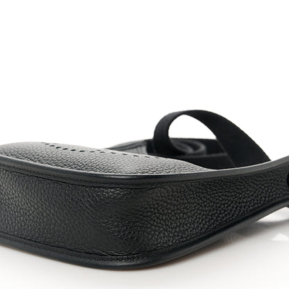 Hermes Taurillon Clemence Evelyne TPM Black 10 of 10