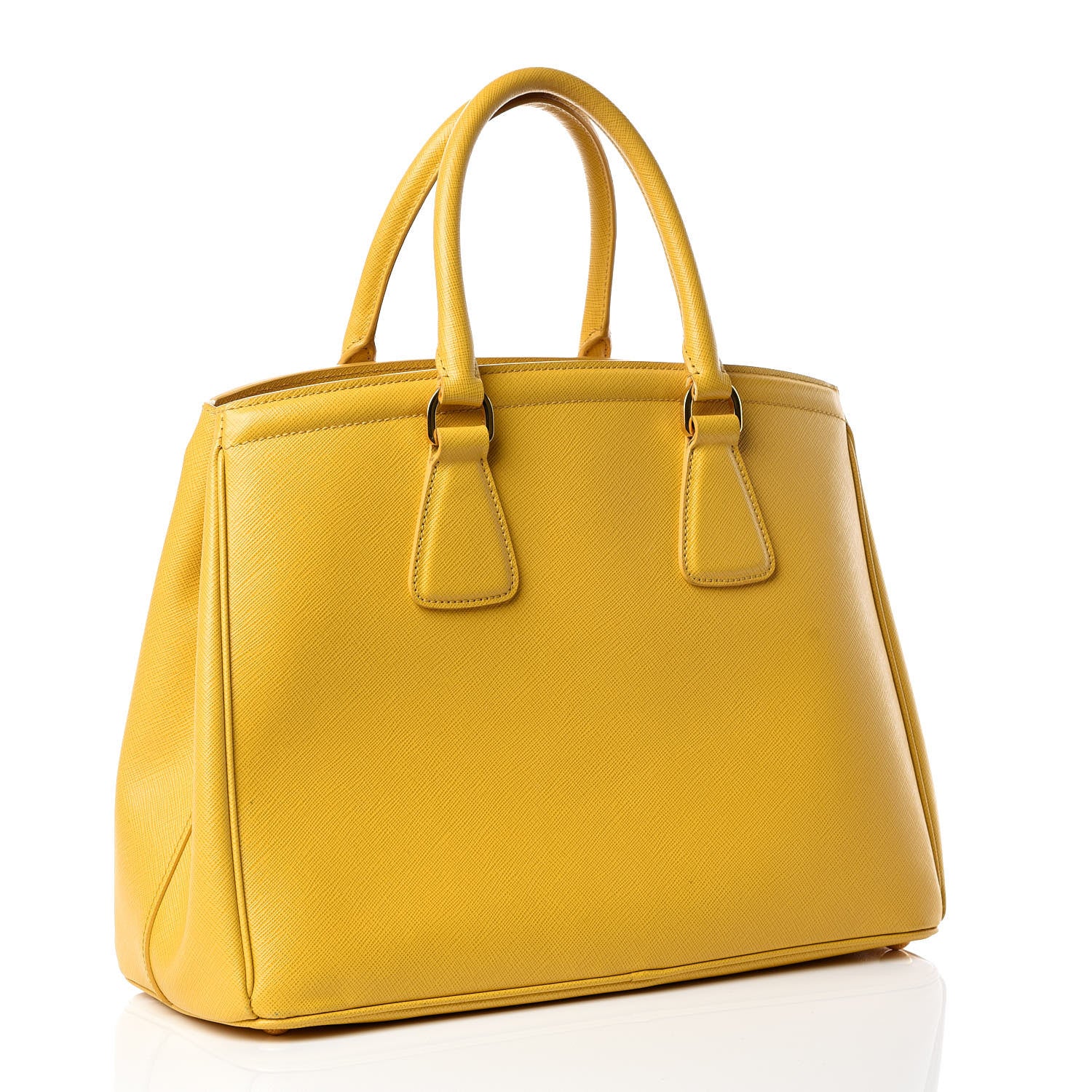 Prada Saffiano Lux Parabole Tote Mimosa 3 of 10