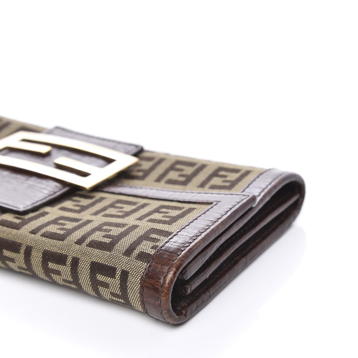 Zucchino Vitello Continental Wallet Mogano Panna Bruciato