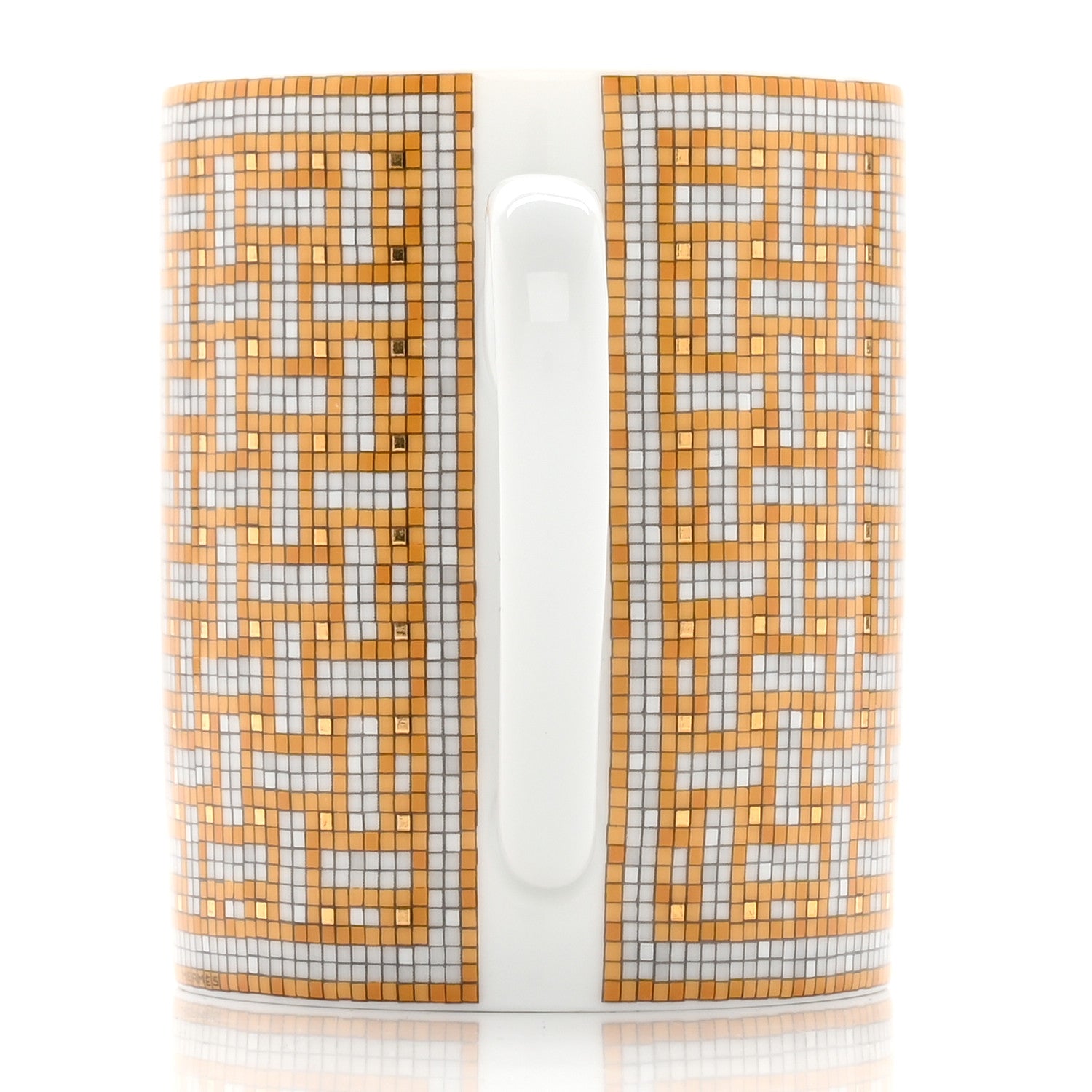 Hermes Porcelain Mosaique au 24 Mug Gold 5 of 10