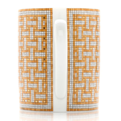 Hermes Porcelain Mosaique au 24 Mug Gold 5 of 10