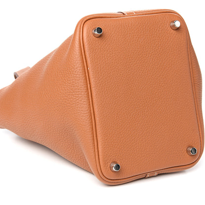 Hermes Taurillon Clemence Picotin Lock 18 PM Gold 7 of 9