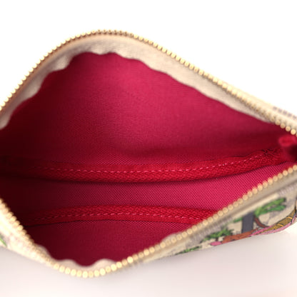 Louis Vuitton Damier Azur 2021 Christmas Animation Hollywood Mini Pochette Accessories Fuchsia 5 of 6