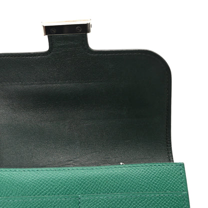 Hermes Epsom Constance Short Wallet Vert Vertigo 9 of 10