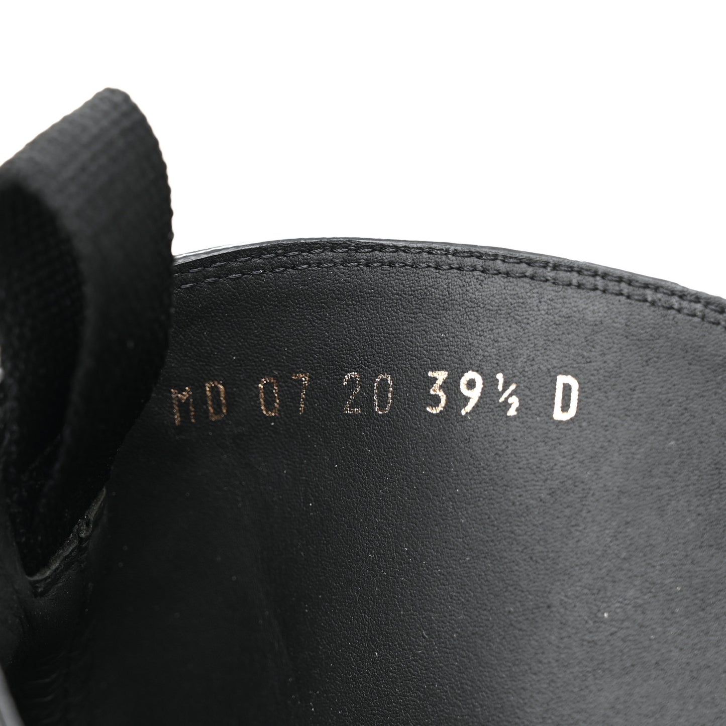 Calfskin Empreinte Ankle Boot 39.5 Black