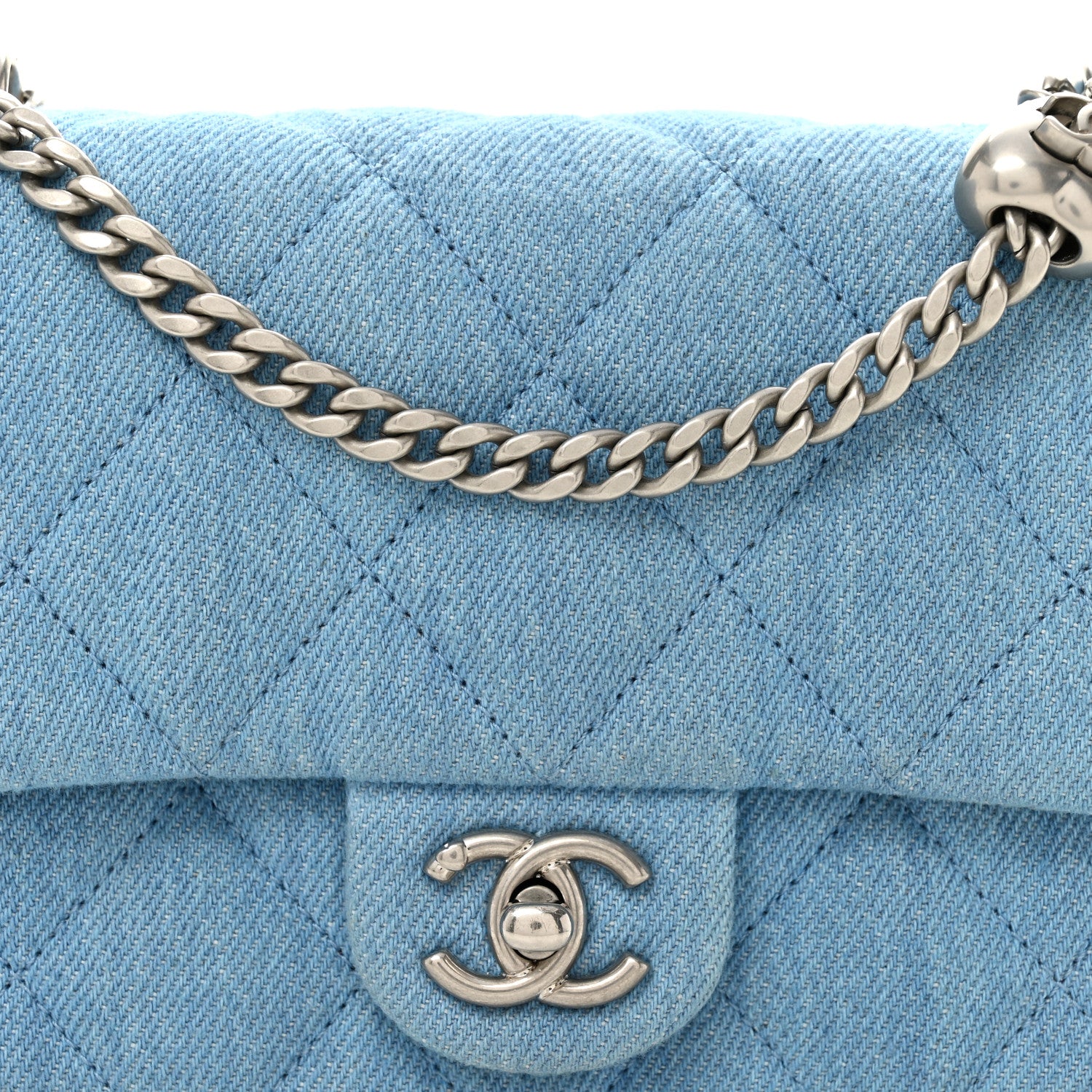 Chanel Denim Quilted Sweetheart Mini Flap Blue 1878828 – FASHIONPHILE