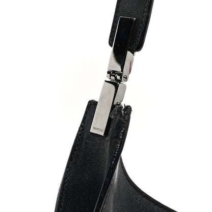 Gucci Calfskin Logo Hobo Bag Black 13 of 13