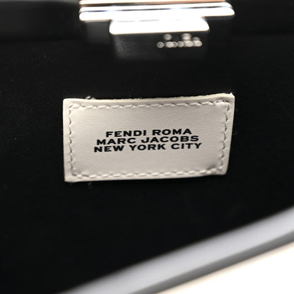 Fendi X MARC JACOBS Vitello Seta Shiny Nappa Medium Peekaboo I SEE U Satchel Black 8 of 11