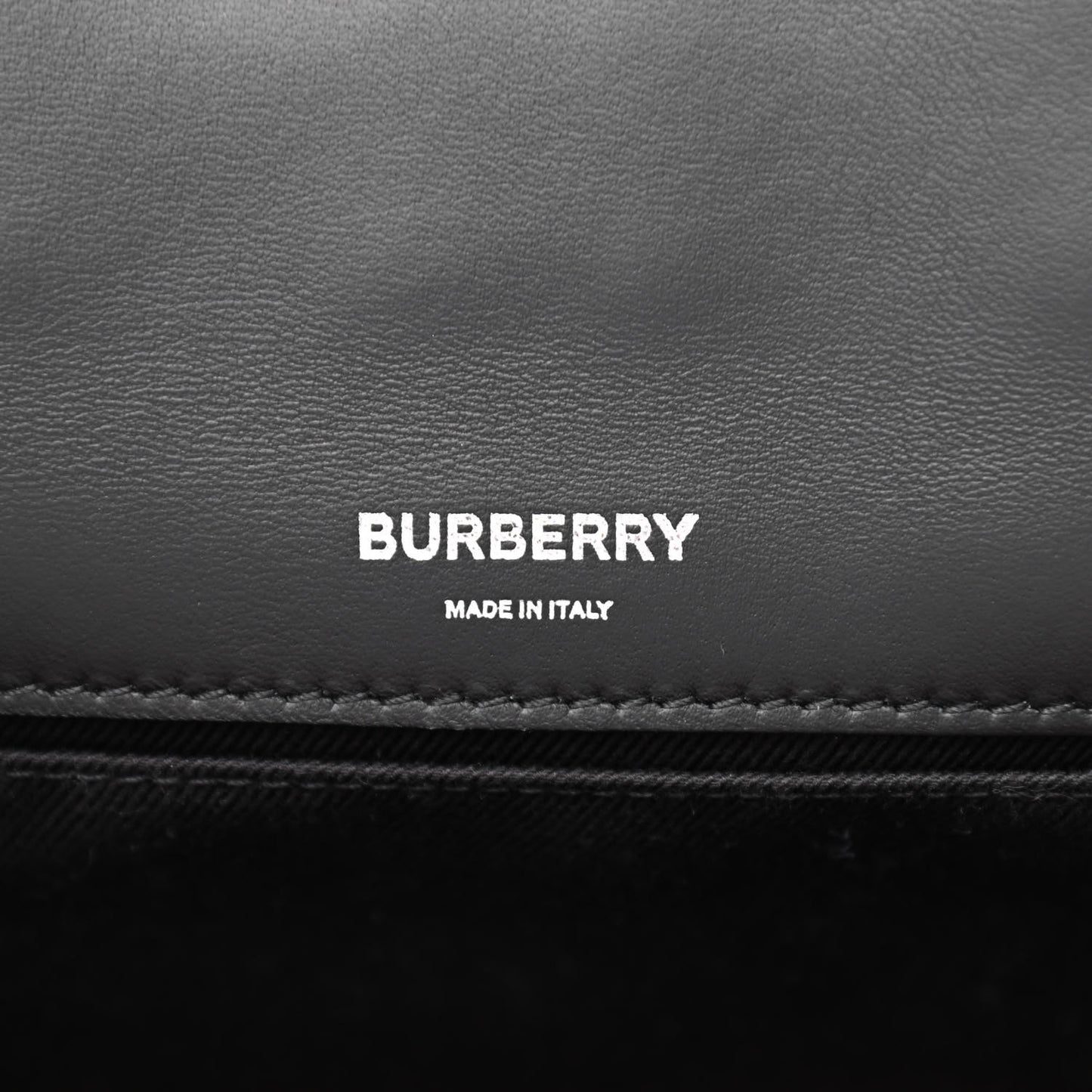 Grainy Calfskin Quilted Lola TB Bag Black Multicolor