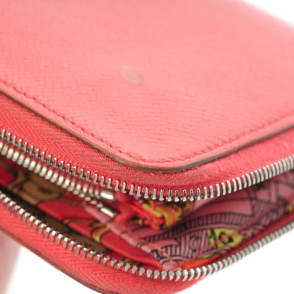Hermes Epsom Silk'In Wallet Rose Jaipur 14 of 15