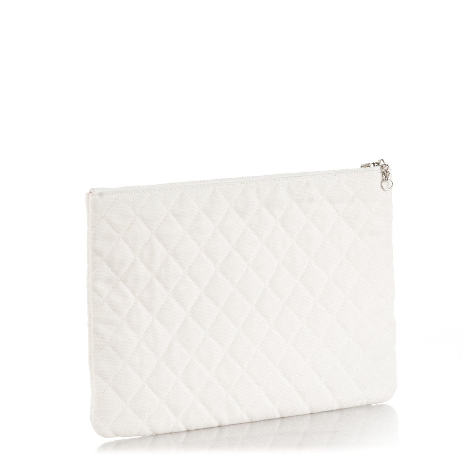 Chanel Canvas Large Coco Cuba Cosmetic Case Yellow Turquoise 3 of 7