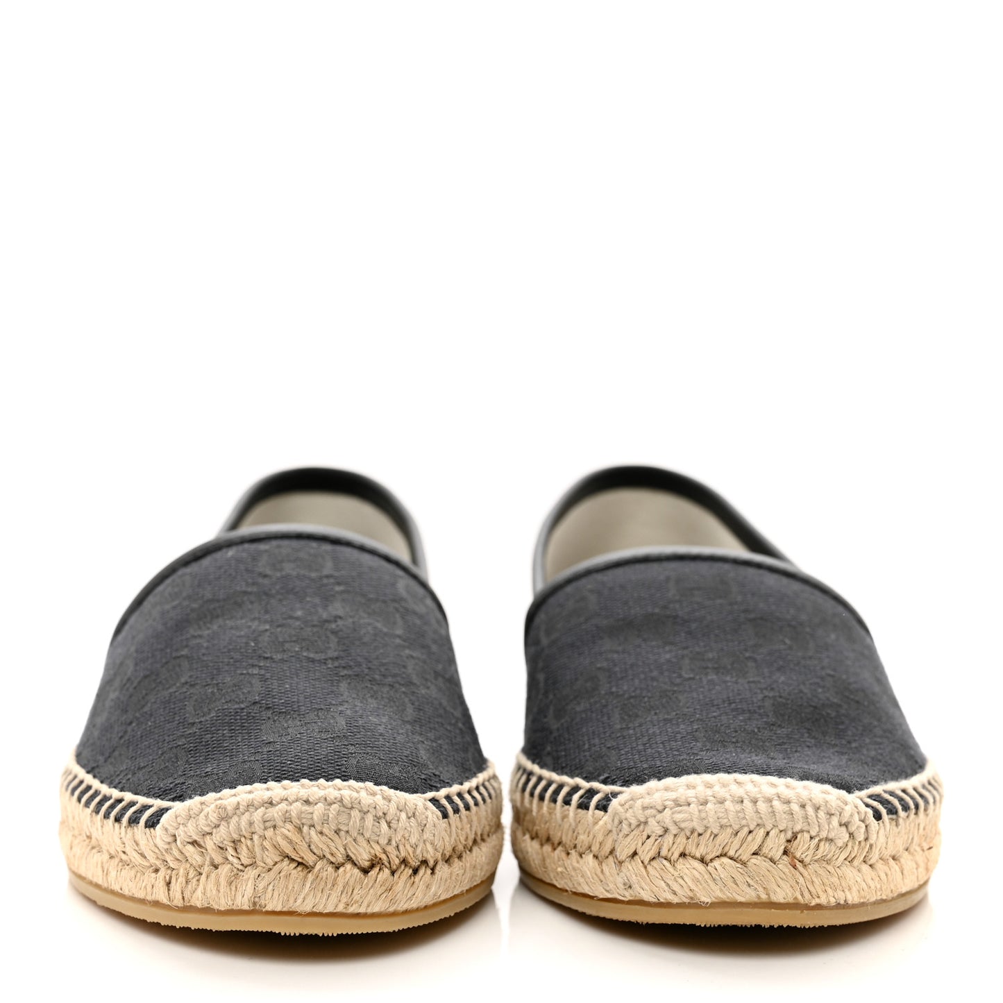 Monogram Espadrilles 36 36.5 Black