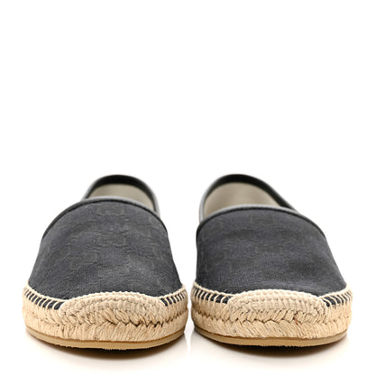 Gucci Monogram Espadrilles 36 36.5 Black 2 of 8