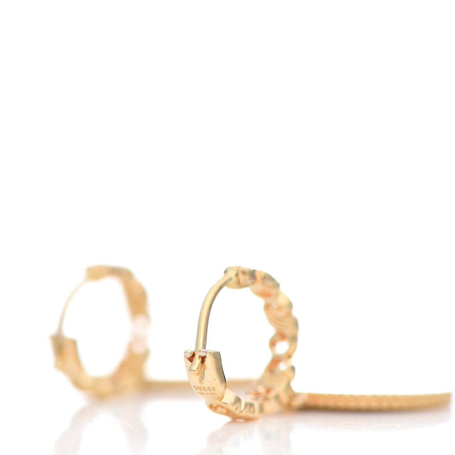 18K Yellow Gold Enamel Icon Blooms Drop Earrings
