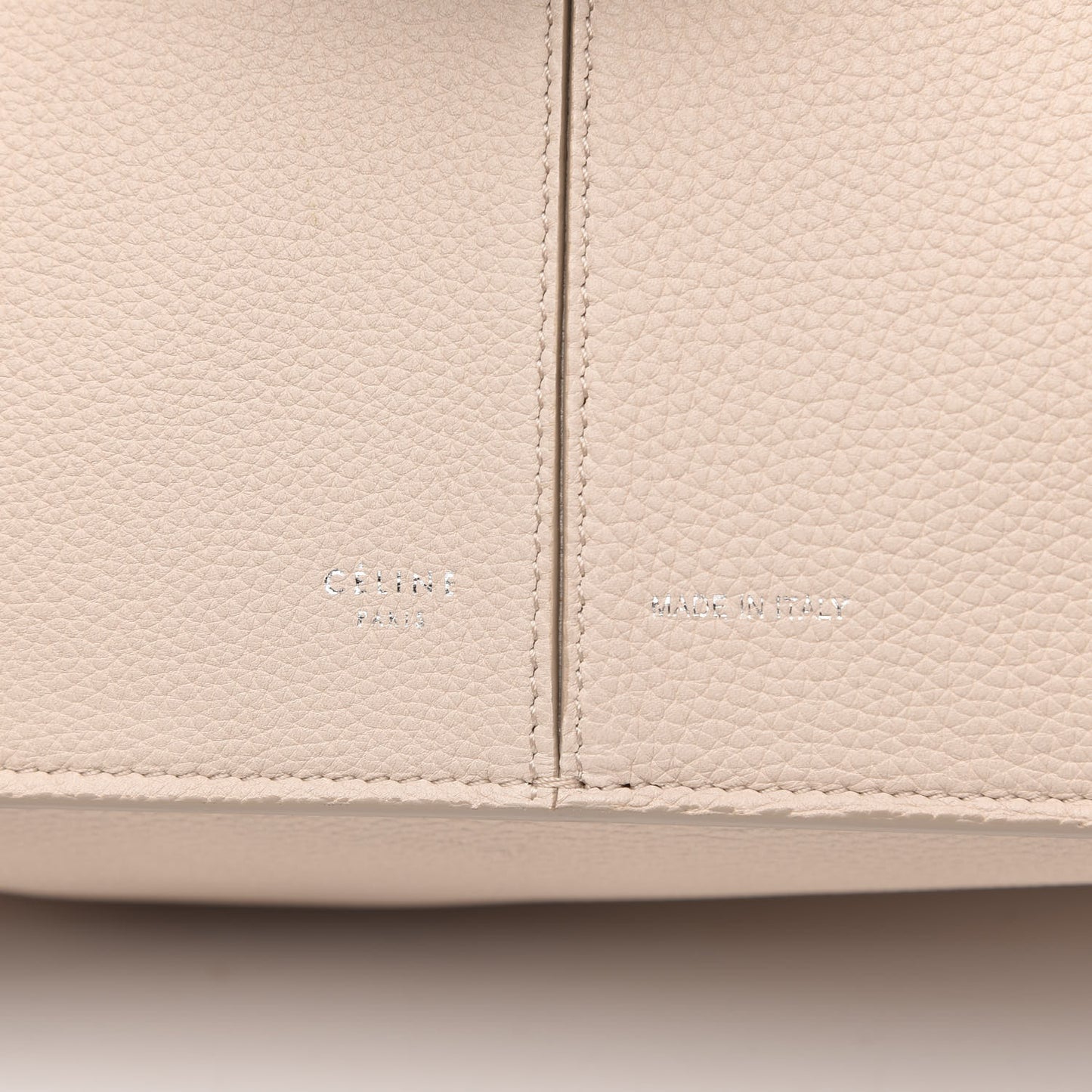 Baby Grained Calfskin Small Tri-Fold Bag Powder