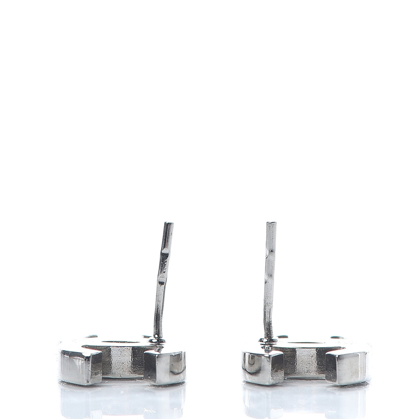Crystal Timeless CC Earrings Silver