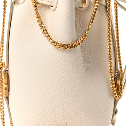 Chloe Grained Calfskin Micro Marcie Bucket Bag Misty Ivory 15 of 19