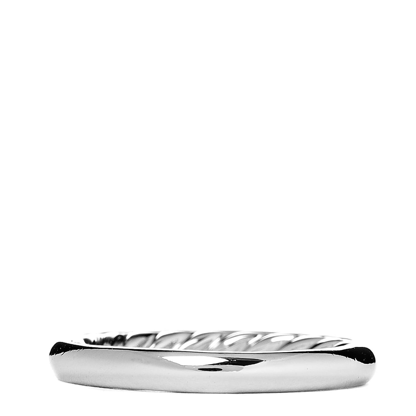 Platinum 2.5mm Eden Smooth Wedding Band Ring 45 3.25