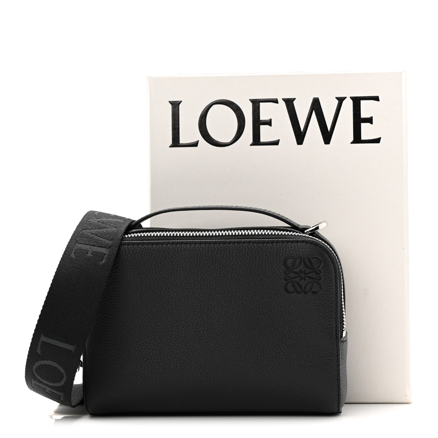 Soft Calfskin Mini Camera Bag Black