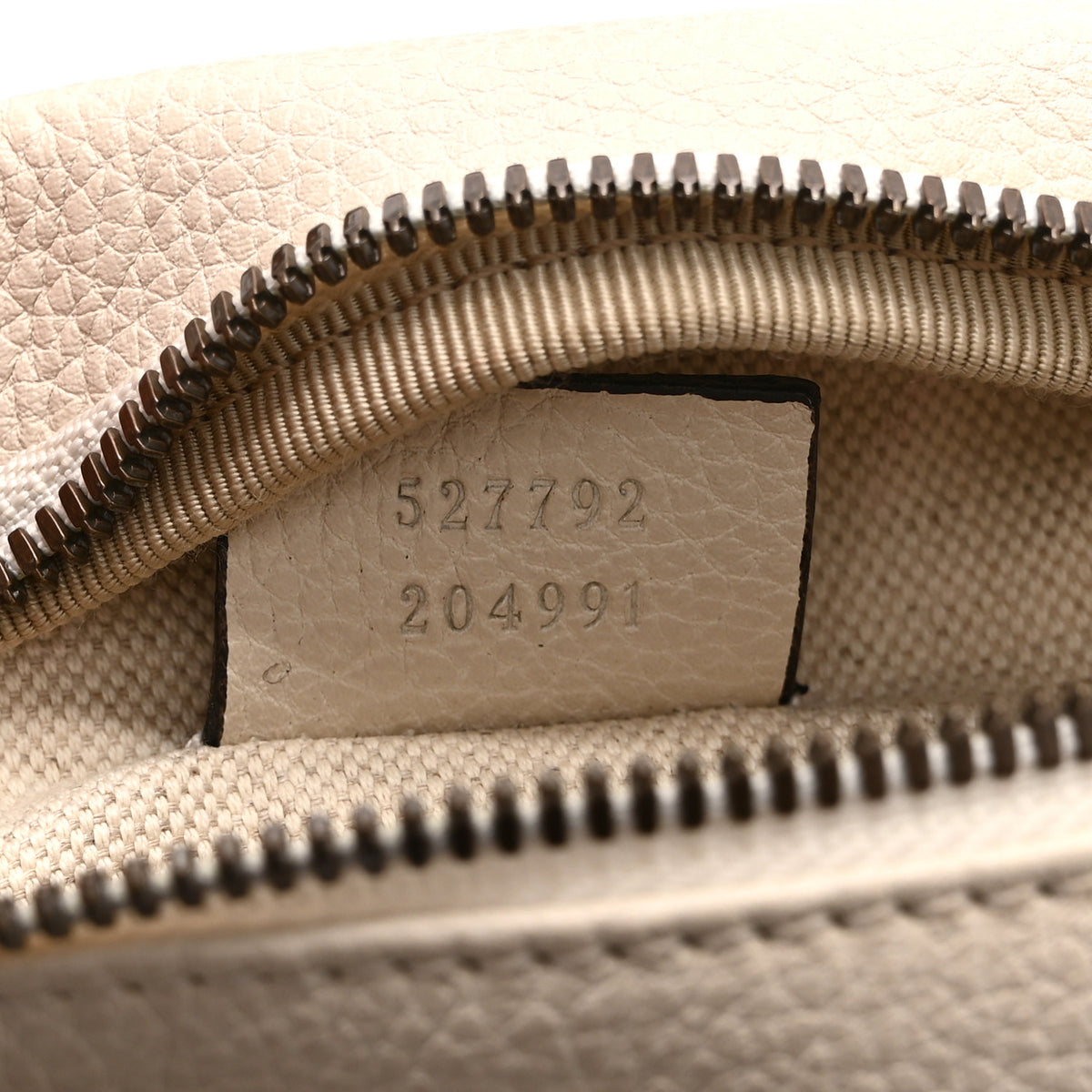 Gucci Grained Calfskin Small Logo Belt Bag White 7 of 11