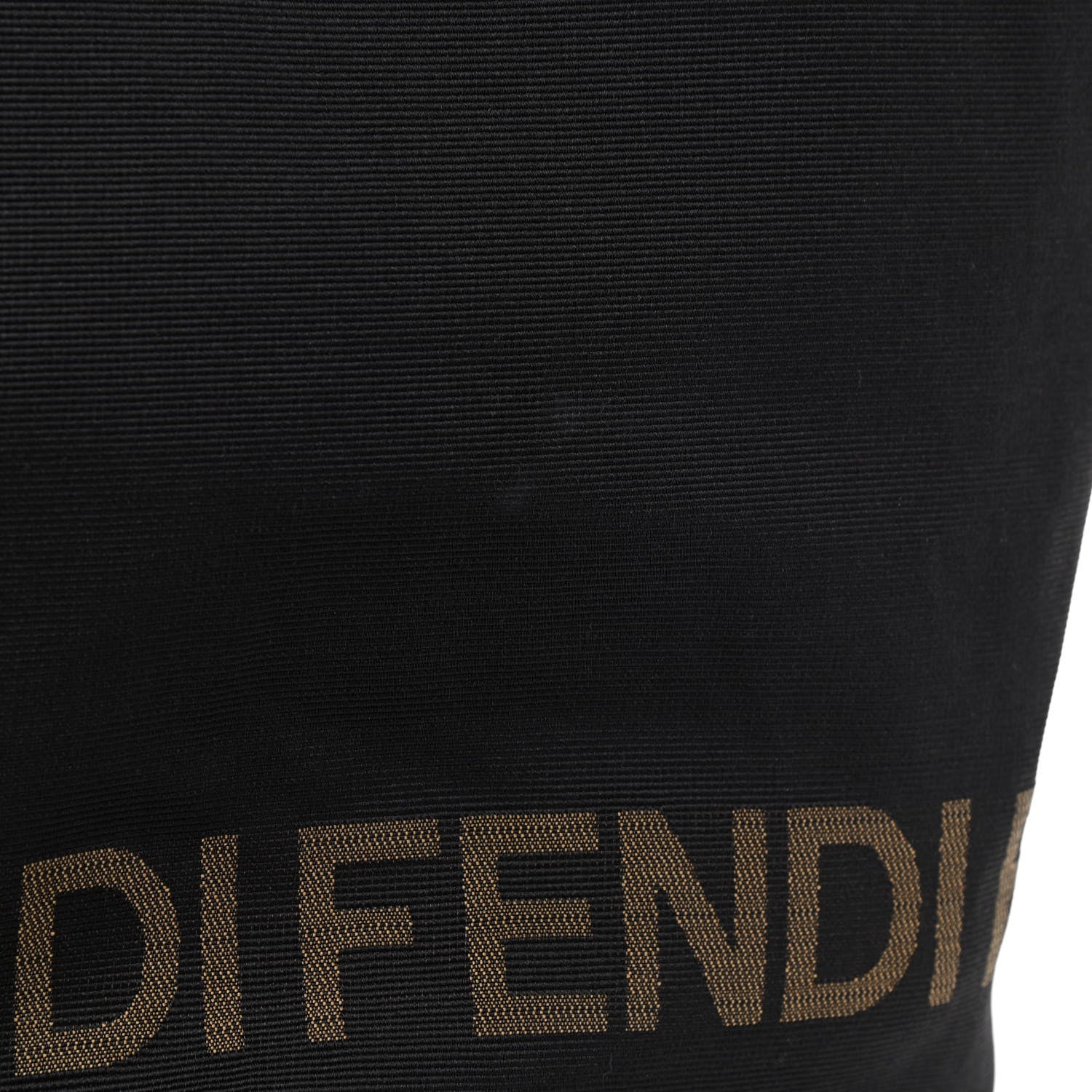 Fendi FF Canvas Bucket Bag Black 10 of 13