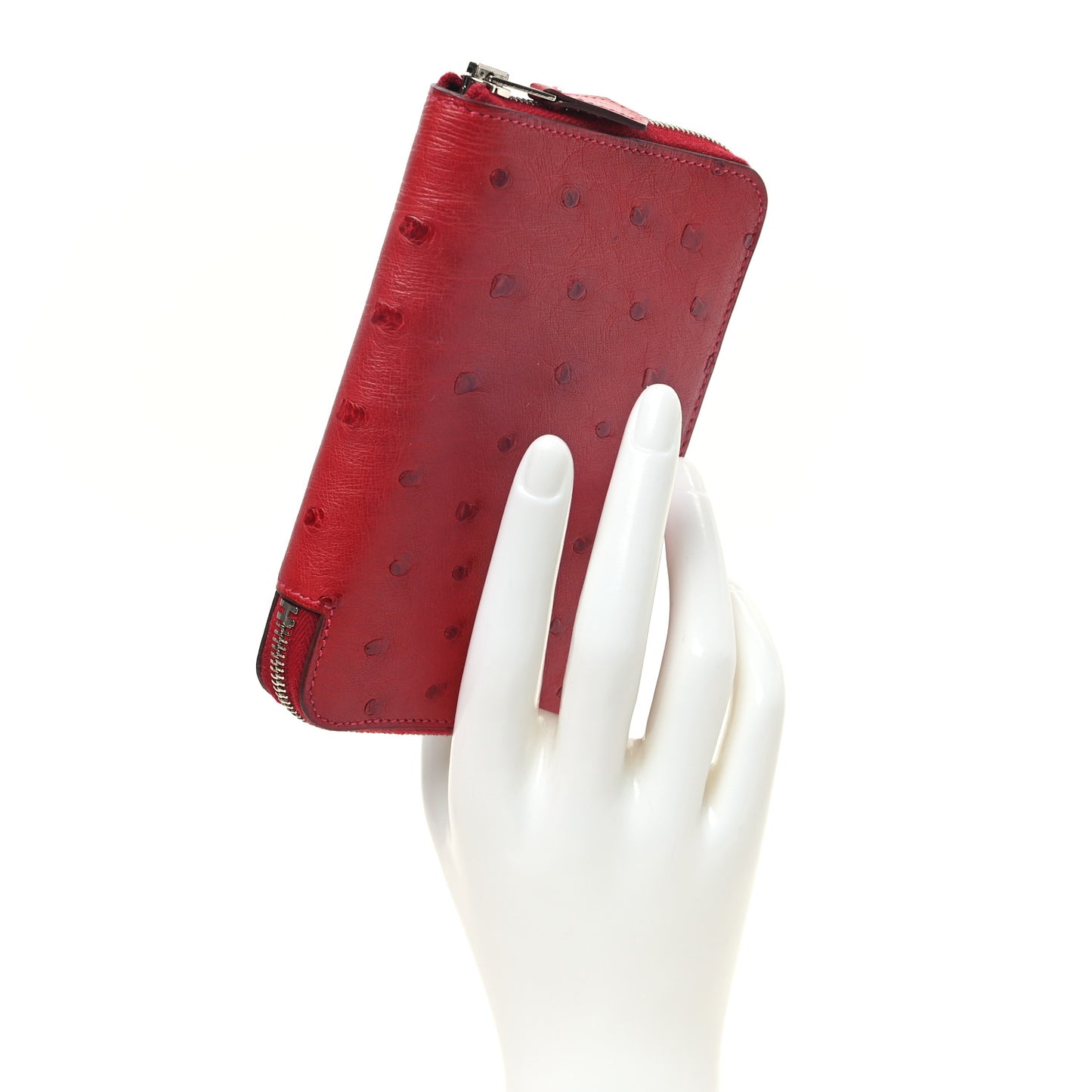 Ostrich Azap Vertical Wallet Rouge Vif