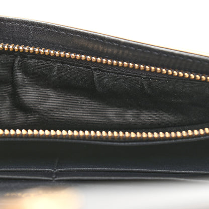 Christian Dior Metallic Patent Micro-Cannage Diorama Wallet on Chain Pouch Gold 8 of 9