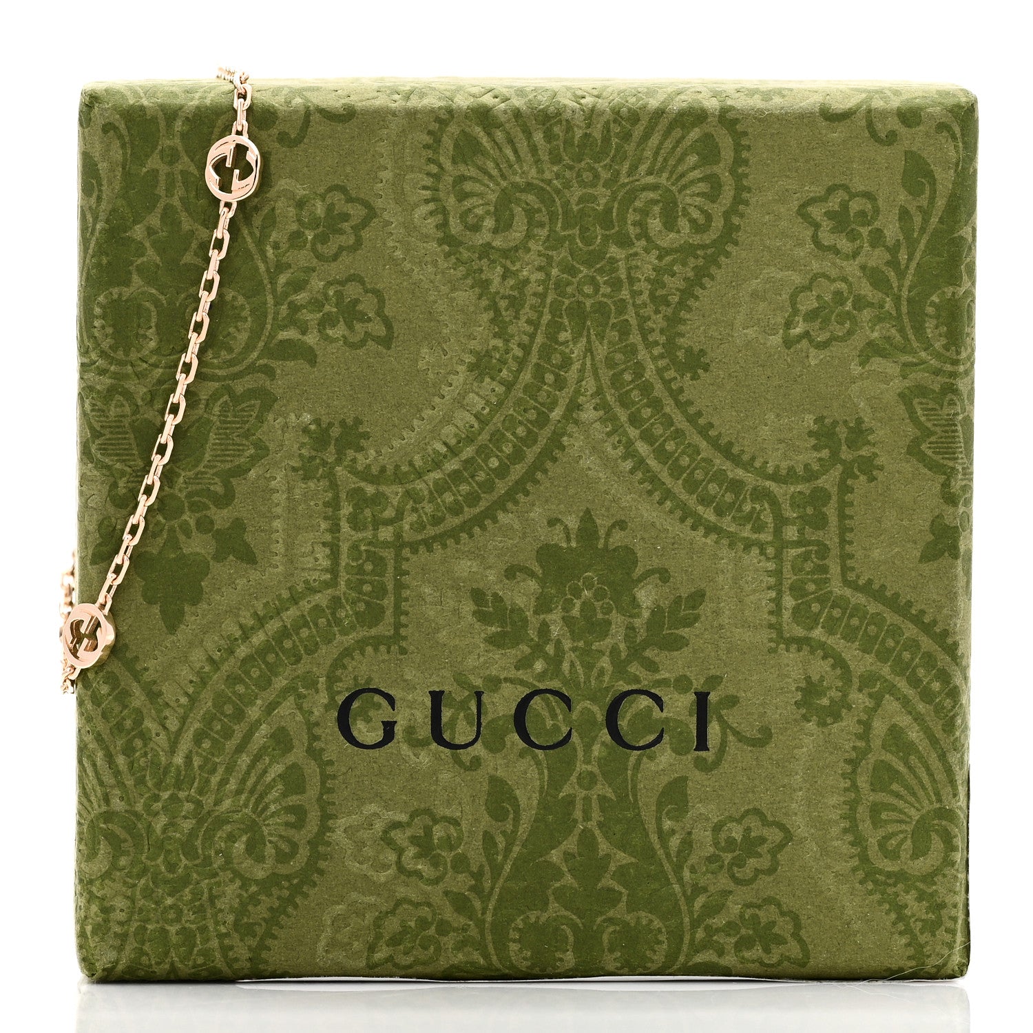 Gucci 18K Yellow Gold Interlocking G Chain Bracelet 5 of 5