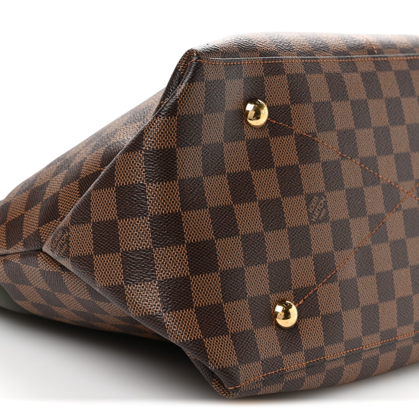 Damier Ebene Calfskin Maida Khaki