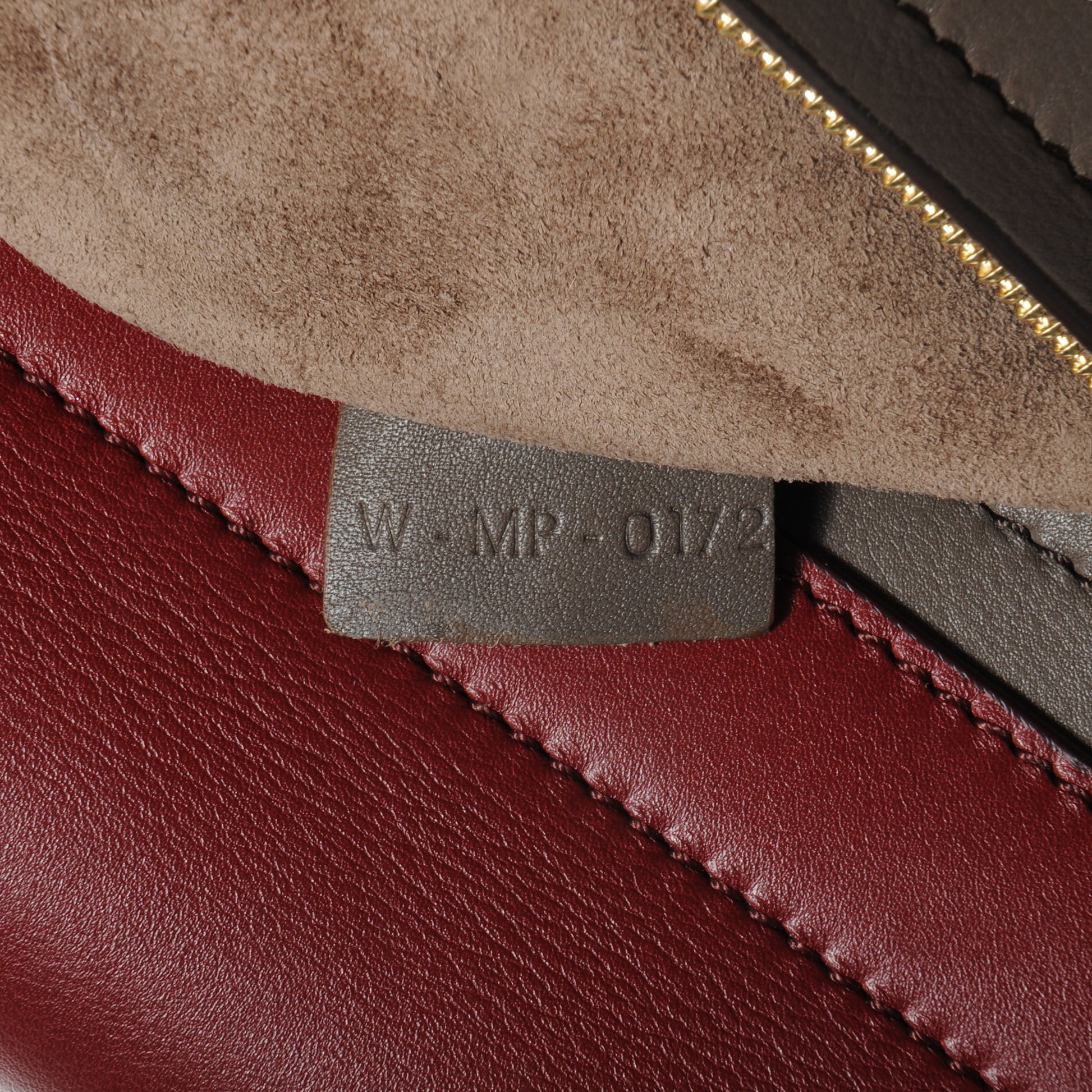 Celine Calfskin and Suede Large Tri-Color Trapeze Granite 7 of 9