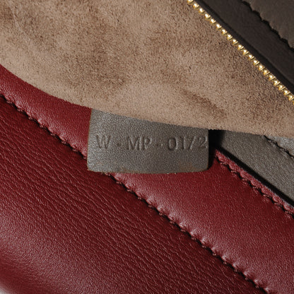 Celine Calfskin and Suede Large Tri-Color Trapeze Granite 7 of 9