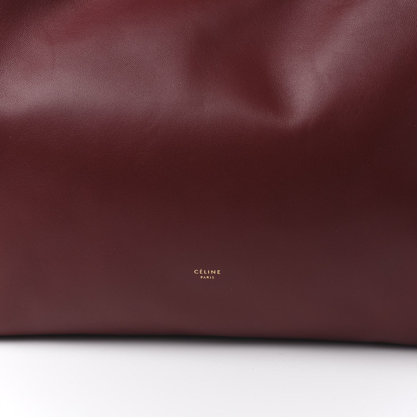 Lambskin Medium Knotted Bag Burgundy